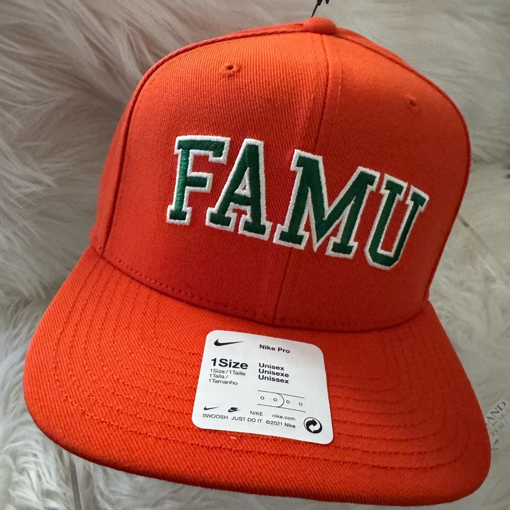 NIKE ORO FLATBILL FAMU HAT NWT